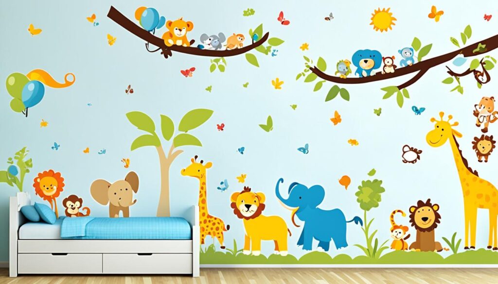 Wandsticker Tiere Kinderzimmer